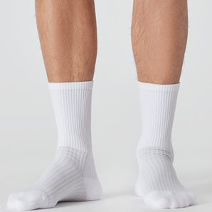 White Active Crew Socks 3-Pack