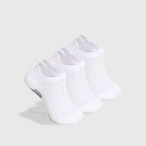 White Active Ankle Socks 3-Pack