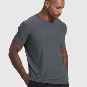 Heather Staple Short Sleeve Active Crew 6-Pack