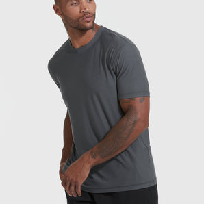 Heather Staple Short Sleeve Active Crew 6-Pack