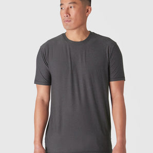 Dark Heather Tempest Active Crew Neck Tee