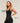 Soft Sculpt Halterneck Tank With Shelf - Black