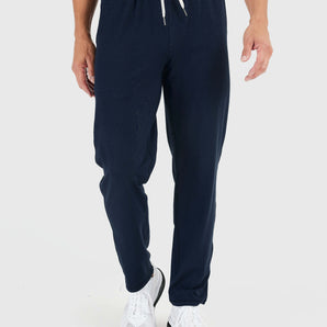 Heather Navy Active Comfort Straight Leg Pant