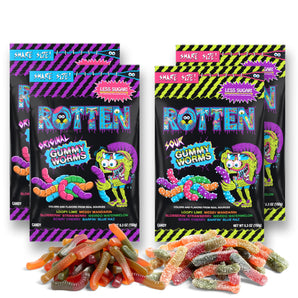 Gummy Worms, 5.3 Ounce XL Resealable Bags