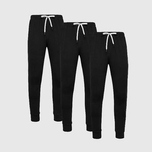 All Black Active Joggers 3-Pack