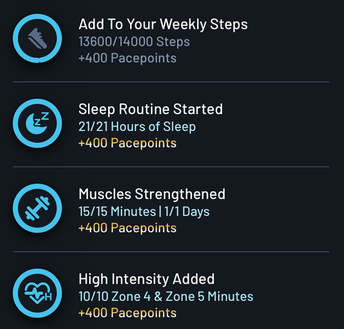 Goals built around your pace