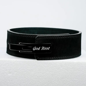 God First 10MM Lever Suede Belt