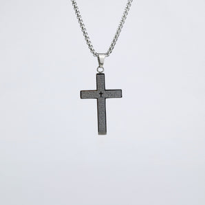 Lord's Prayer Cross Pendant Necklace