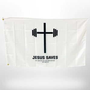 Jesus Saves Flag