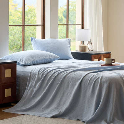 LuxeWeave Linen Sheet Set