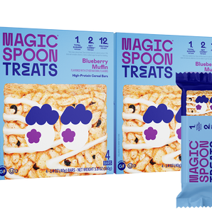 BLUEBERRY MUFFIN PACK - 16 Cereal Treats (4 Boxes)