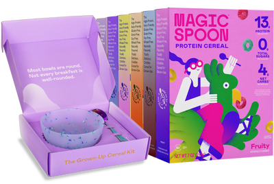 Super Spooner Starter Pack - 6 Boxes + 1 Zebra Bowl Set