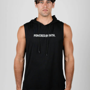 Powered by Faith Sleeveless Hoodie