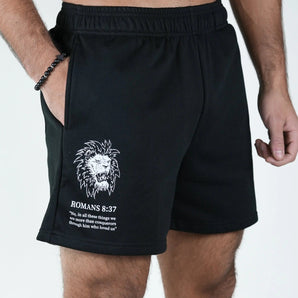 Romans 8:37 Lion Shorts