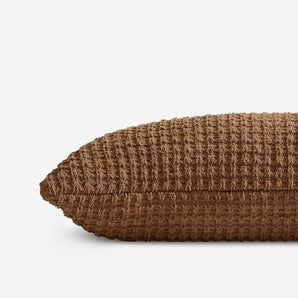 Snug Waffle Lumbar Pillow