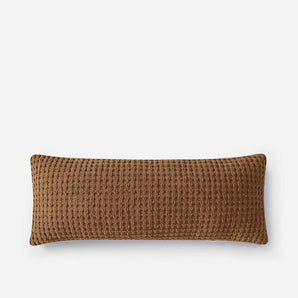 Snug Waffle Lumbar Pillow