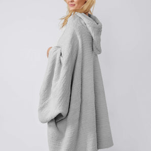 Snug Hooded Wearable Blanket