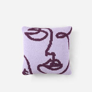 Faces Throw Pillow