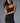 Denim Knit Mini Dress - Black/Anthracite
