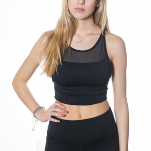 Mesh Sports Bra Top