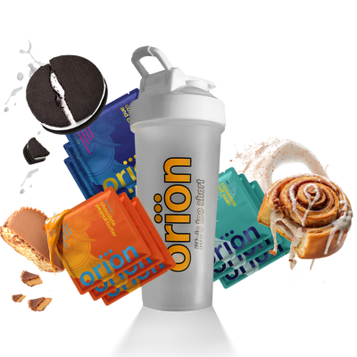 9 Loaded Protein Samples + Shaker Bottle