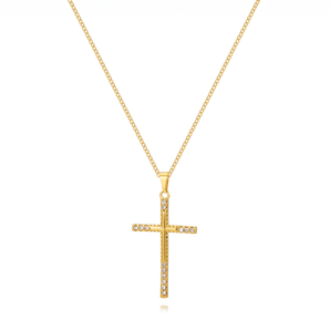 Layered Cross Necklace