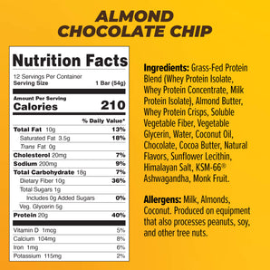 Almond Chocolate Chip (12-pack)