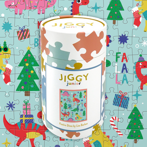 JIGGY Junior, Festive Dino's by Lisa Barlow