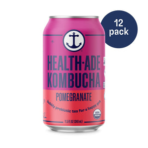Pomegranate Kombucha in Cans