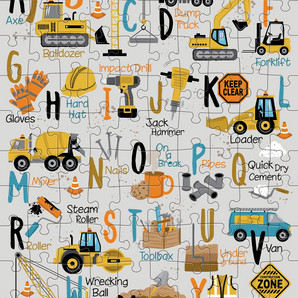 JIGGY Junior, Construction Alphabet by Lisa Perry