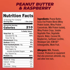 Peanut Butter Raspberry (12-pack)