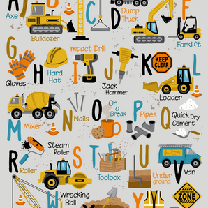 JIGGY Junior, Construction Alphabet by Lisa Perry